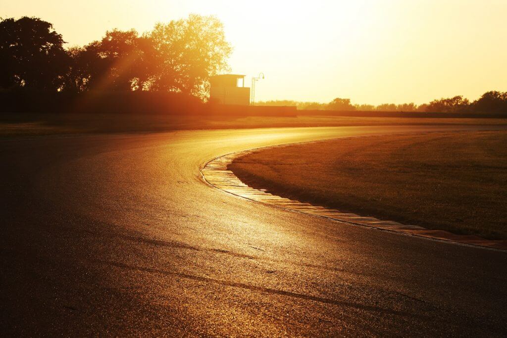 Sunset at Snetterton