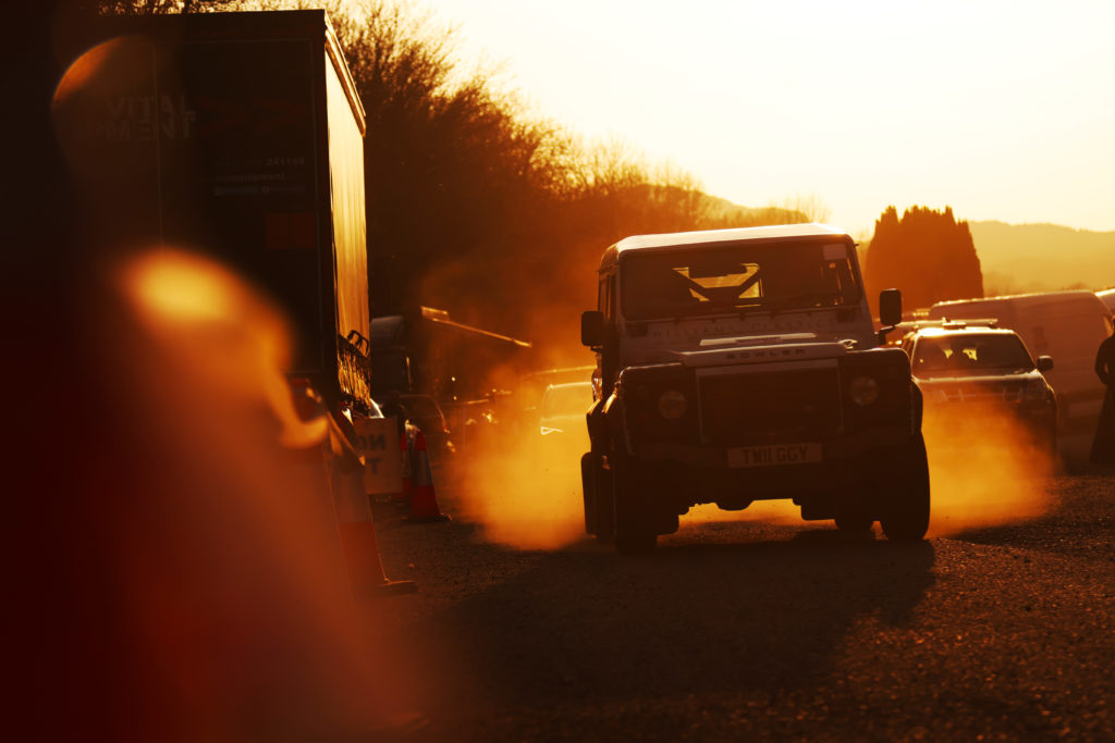 Rally North Wales, 26th March 2022 A Bowler leaving service