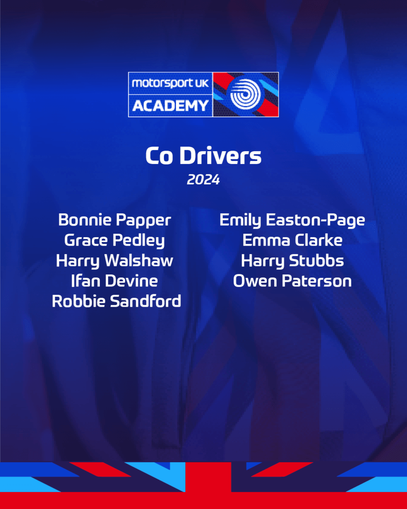 Team UK Futures Co-Drivers - Motorsport UK