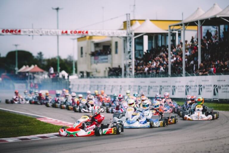 Perfect start for two promising young British drivers in FIA Karting European Championship